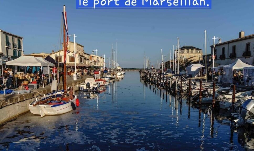 Le Corinthe - Appt Classe 3 Etoiles Et Climatise Marseillan (Herault) Exterior foto